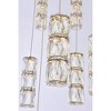 Elegant Lighting Polaris 20 - Light Chandelier in  Chrome - 3 of 4