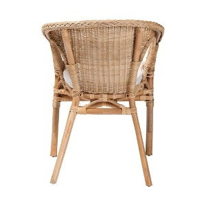 bali & pari Abbey Rattan Dining Chair Natural - 1 of 4
