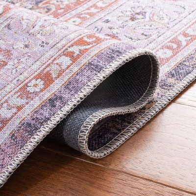 Serapi Square Grey and Light Grey Viscose Area Rug