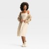 Women's Milkmaid Midi A-Line Dress - Wild Fable™ - 3 of 3