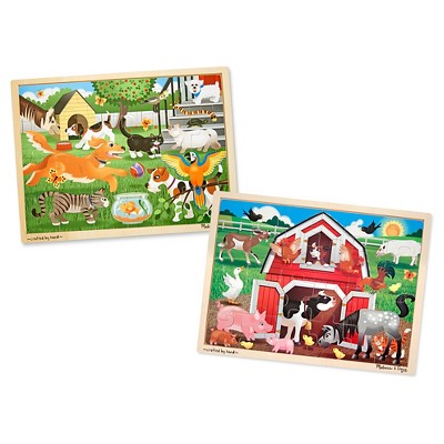 target wooden animal puzzle