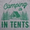 Camping is In Tents T Shirt Funny Intense Camping Outdoors Hiking Camp Tee - Crazy Dog Men's T Shirt - 2 of 4