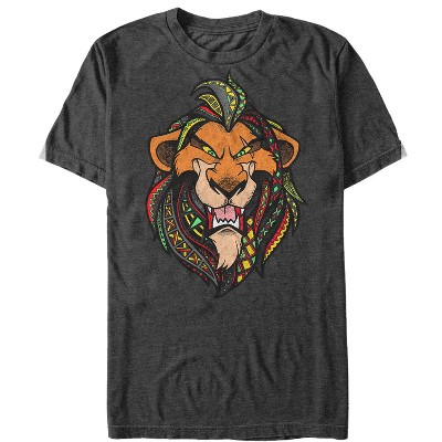 Men's Lion King Artistic Roar Scar Decorative Lions Mane T-shirt ...