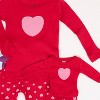 Leveret Girls Cotton Pajamas with Matching Doll Outfit – 2 Pack – Unicorn & Hearts - 3 of 4