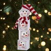 Kurt Adler Acrylic Ornament for Christmas Tree, Snowman Head - 3 of 3