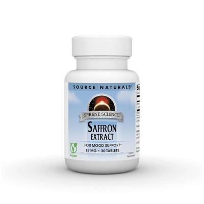 Saffron Extract 15 mg by Source Naturals, Inc.  -  30 Tablet