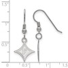 Black Bow Jewelry Sterling Silver Furman Paladins NCAA Dangle Earrings - 2 of 3