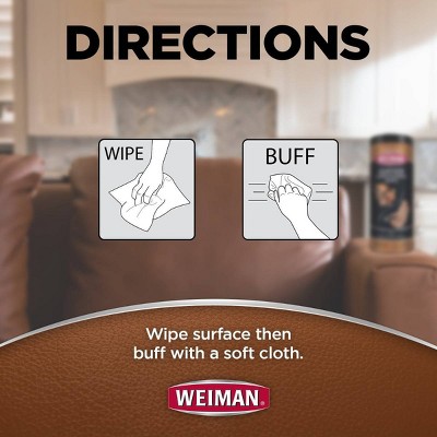 Luxurious Leather Care Wipes - 30ct for Furniture & Accessories