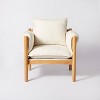 Arbon Wood Dowel Accent Chair with Cushion Arms - Threshold™ designed with Studio McGee - 3 of 4