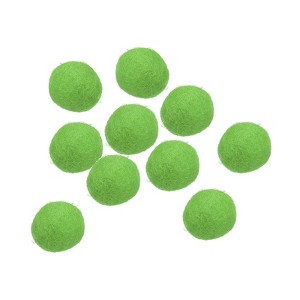 Unique Bargains Home Crafts Handcrafts Project DIY Wool Felt Balls Beads 10 Pcs - 1 of 3