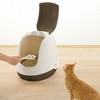 Richell PAW TRAX Dome Hooded Litter Box - Brown - 3 of 4