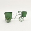 TopComfy Decorative Object Green Patina Flower Pot Holder for Indoor Outdoor Garden Decor, Green, 16.5"*7"*7.5" - 3 of 4