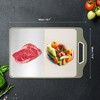 Unique Bargains Double-Sided Stainless Steel Cutting Board 1Pc - 2 of 4