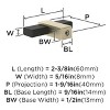 Amerock Mulino Cabinet or Furniture Knob - 2 of 3