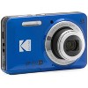 Kodak PIXPRO FZ55 Digital Camera Blue w/ 32GB Memory Card + Camera Case Bundle - 2 of 4