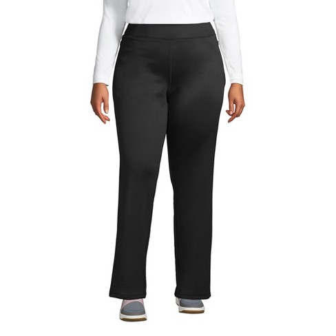 Lands' End Women's Plus Size Active Yoga Pants - 1x - Black : Target