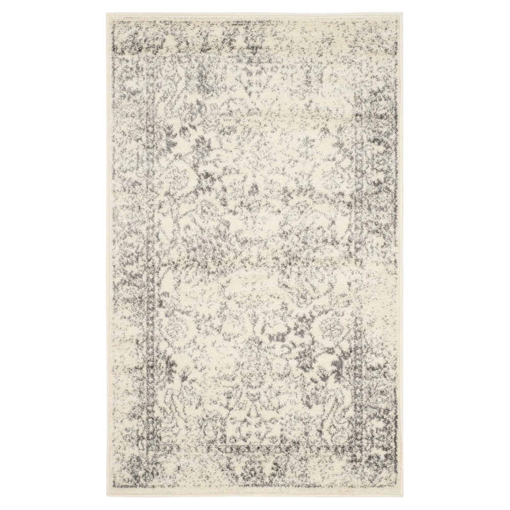 Reid Accent Rug - Ivory/Silver (3'x5') - Safavieh