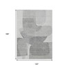 HomeRoots 10' X 14' Linen And Gray Abstract Washable Indoor Outdoor Area Rug - 3 of 4