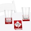 Big Dot of Happiness Canada Day - Funny Canadian Party Decorations - Drink Coasters - Set of 6 - 3 of 4