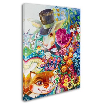 Trademark Fine Art -Oxana Ziaka 'Alice In Wonderland' Canvas Art