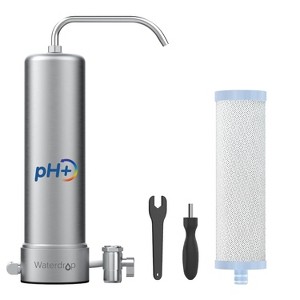 Waterdrop Alkaline Countertop Water Filter,NSF/ANSI42,372Certified,Reduces Heavy Metals and 99% Chlorine,Extra CFF-02 Water Filter - 1 of 4