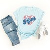 Simply Sage Market Women's Baseball Mom Heart Short Sleeve Graphic Tee - 3 of 4