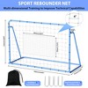 Soccer Rebounder Net, Quick-Switch Angle Soccer Training for Control, Passing Practice, Outdoor Rebound Board with Steel Frame for Youth & Adult - 2 of 4