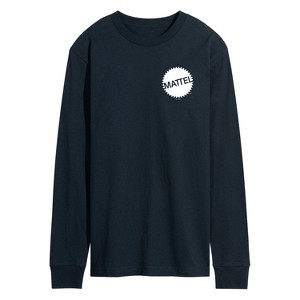 Men's - Mattel - Mattel Original Logo Pocket Size Long Sleeve Graphic T-Shirt - 1 of 3