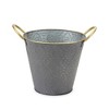 Melrose Metal Aztec Pail Planter (Set of 3) - 4 of 4
