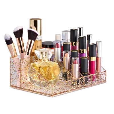 Sorbus 16 Slot Glitter Acrylic Makeup Organizer