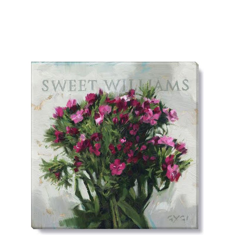 Sullivans Darren Gygi Sweet Williams Canvas, Museum Quality Giclee Print, Gallery Wrapped, Handcrafted in USA, 1 of 7