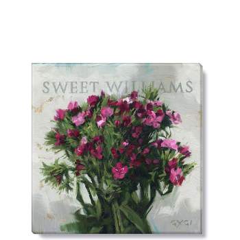 Sullivans Darren Gygi Sweet Williams Canvas, Museum Quality Giclee Print, Gallery Wrapped, Handcrafted in USA