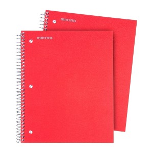 Mintra Office Durable Spiral Notebooks 3 Subject, 150 Sheets - 1 of 4