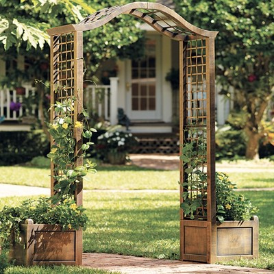 BrylaneHome Trellis Outdoor Backyard Garden Collection