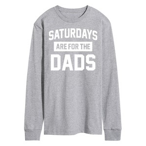 Men's - Instant Message - Saturdays Are For The Dads Long Sleeve Graphic T-Shirt - 1 of 4