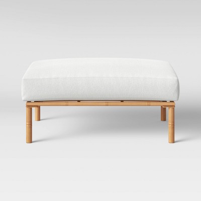 Calla Patio Ottoman - White - Opalhouse 