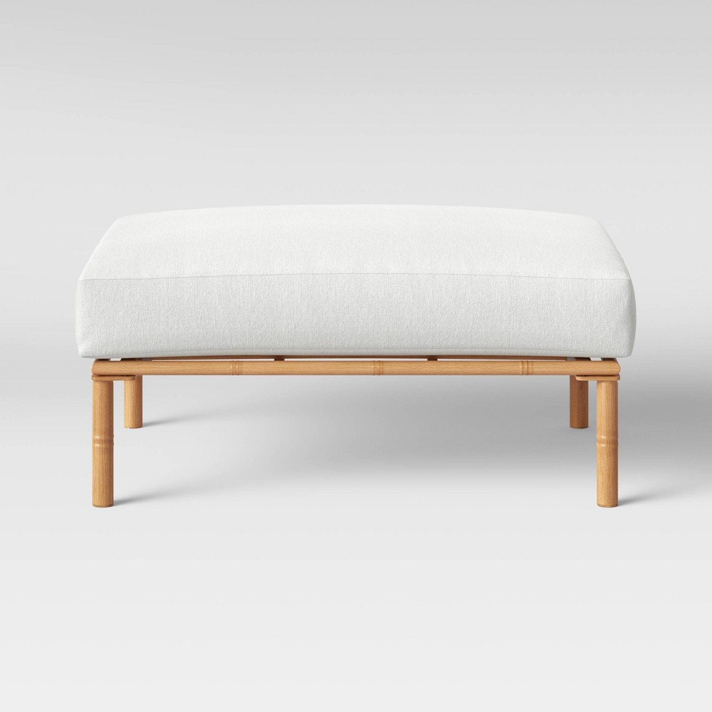 Calla Patio Ottoman - White - Opalhouse
