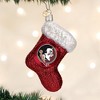 Old World Christmas Blown Glass Ornament for Christmas Tree, Florida State Stocking - 2 of 3