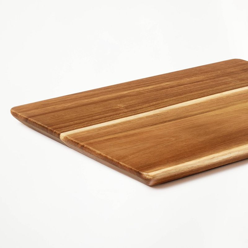 10&#34;x13&#34; Nonslip Acacia Wood Cutting Board Natural - Figmint&#8482;, 5 of 6