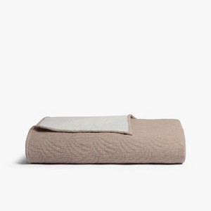 Palm Jacquard Bed Blanket Queen/King - Parachute for Target - 1 of 4