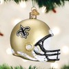 Old World Christmas Blown Glass Ornament for Christmas Tree, New Orleans Saints Helmet - 2 of 3