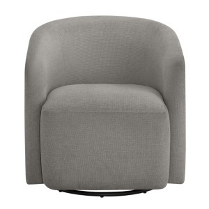 TiramisuBest Blue Swivel Barrel Chair - 1 of 4