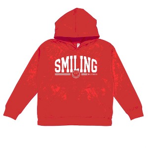 The Juniper Shop SmileyWorld Arched Varsity Youth Hoodie - 1 of 4