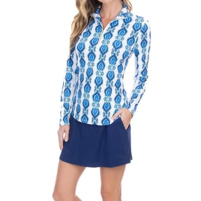 Women's Performance Zip Top - Cabana Life