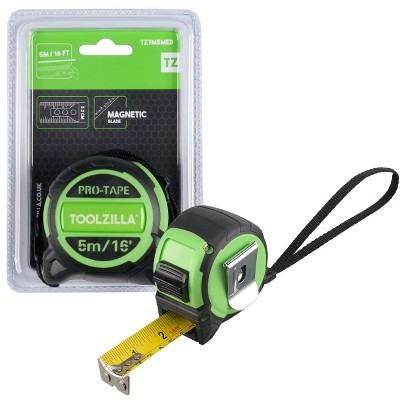 TOOLZILLA 16ft (5m) Tape Measure, Retractable