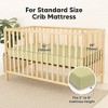 KeaBabies Isla Waterproof Crib Sheets for Boys, Girls, 2pk Baby Fitted Crib Sheet, Waterproof Crib Mattress Protector Sheets - 2 of 4