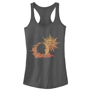 Juniors Womens Lost Gods Golden Hour Racerback Tank Top - 1 of 4