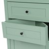 Sapphtopaz Modern Tall Triangle Corner Cabinet with 3 Drawers & Adjustable Shelves Versatile Kitchen Bathroom Storage with Cabinet for Bathroom - 2 of 4