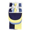 Hudson Baby Infant Boy Rayon from Bamboo Bib, Burp Cloth and Washcloth 10Pk, Blue Yellow, One Size - 2 of 4