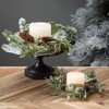 16"H Sullivans Berry And Bell Pine Christmas Mini Wreath, Green - 3 of 3